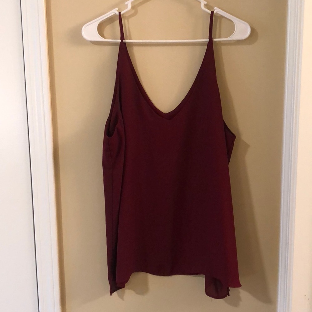 Burgundy camisole
